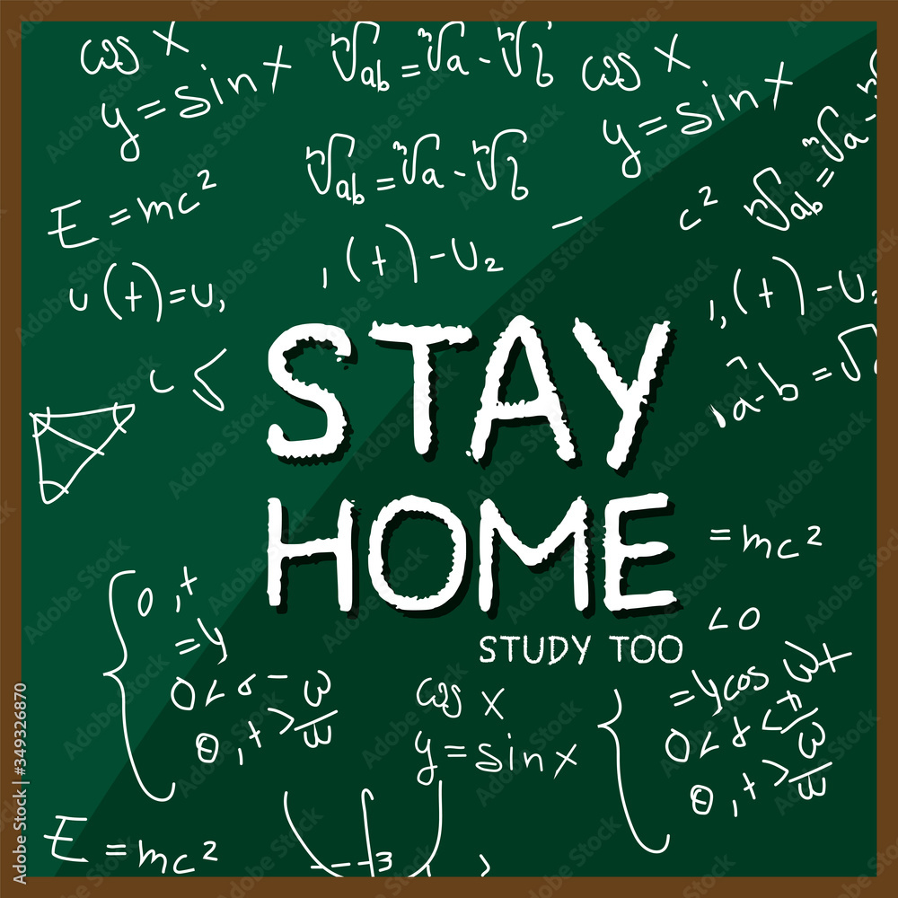 Stay in home poster Stay in home poster
