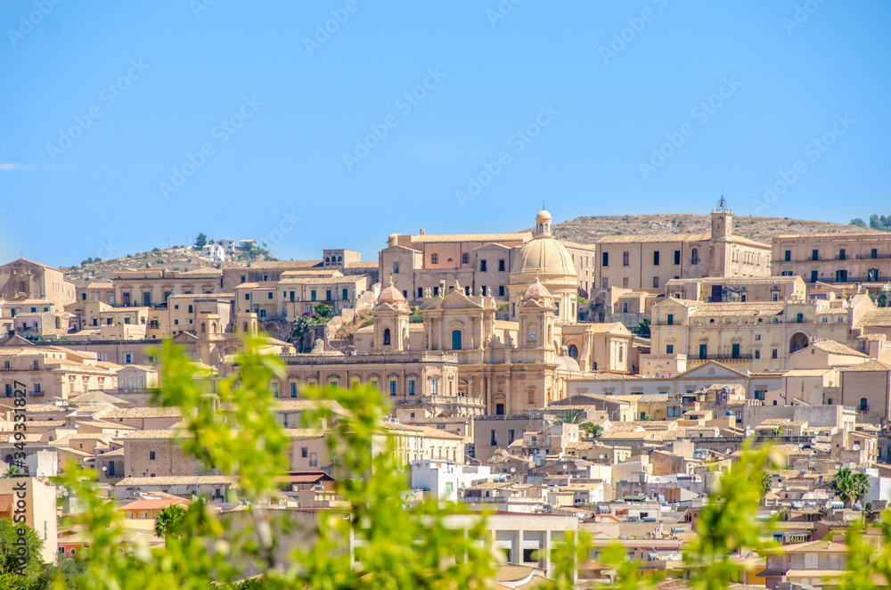 panoramic view of Noto, Sicily