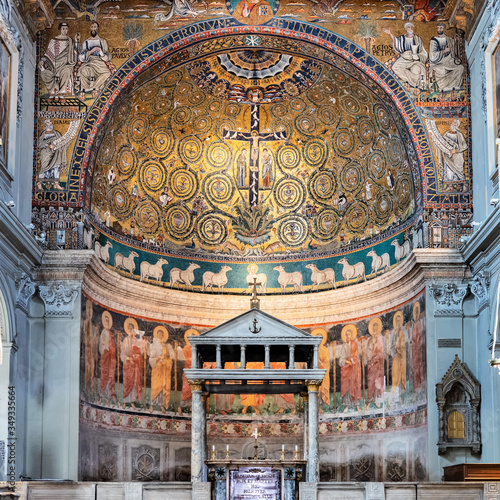 Photography Basilica of Saint Clement in Rome, Italy
