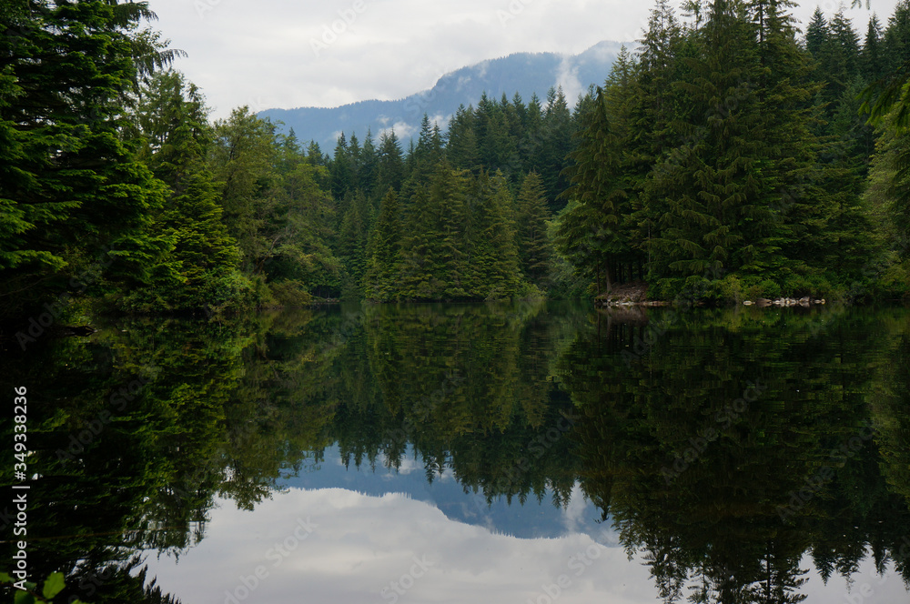 Rice Lake on Vancouver’s North Shore. North Vancouver, British Columbia, Canada.