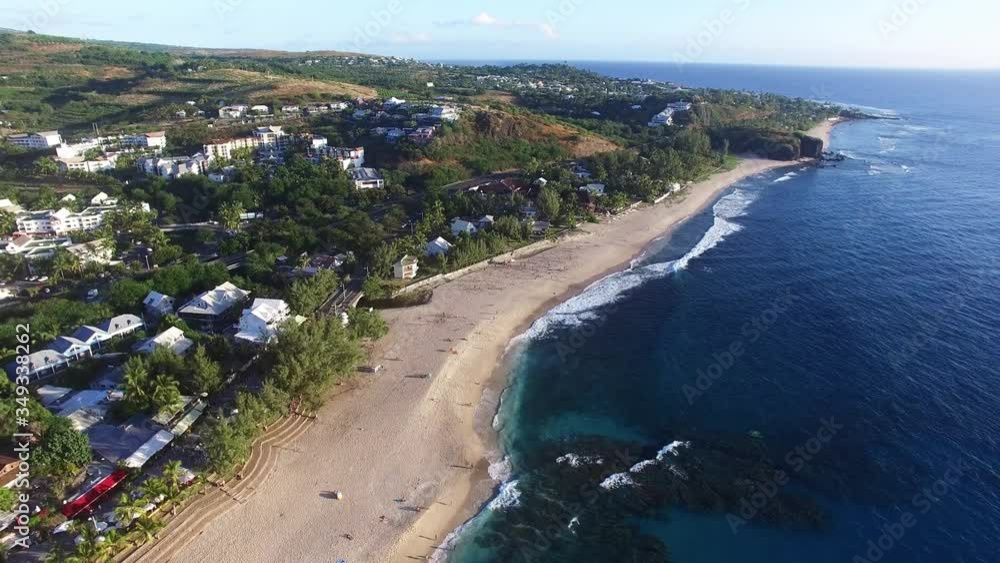 Reunion Island - Saint Paul City - Aerial Landscape Reunion Island - Saint Paul City - Aerial Landscape