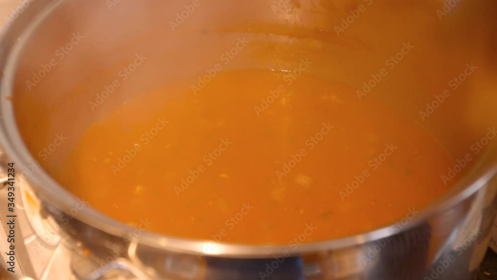Close up of tomato red sauce in a bowl Close up of tomato red sauce in a bowl