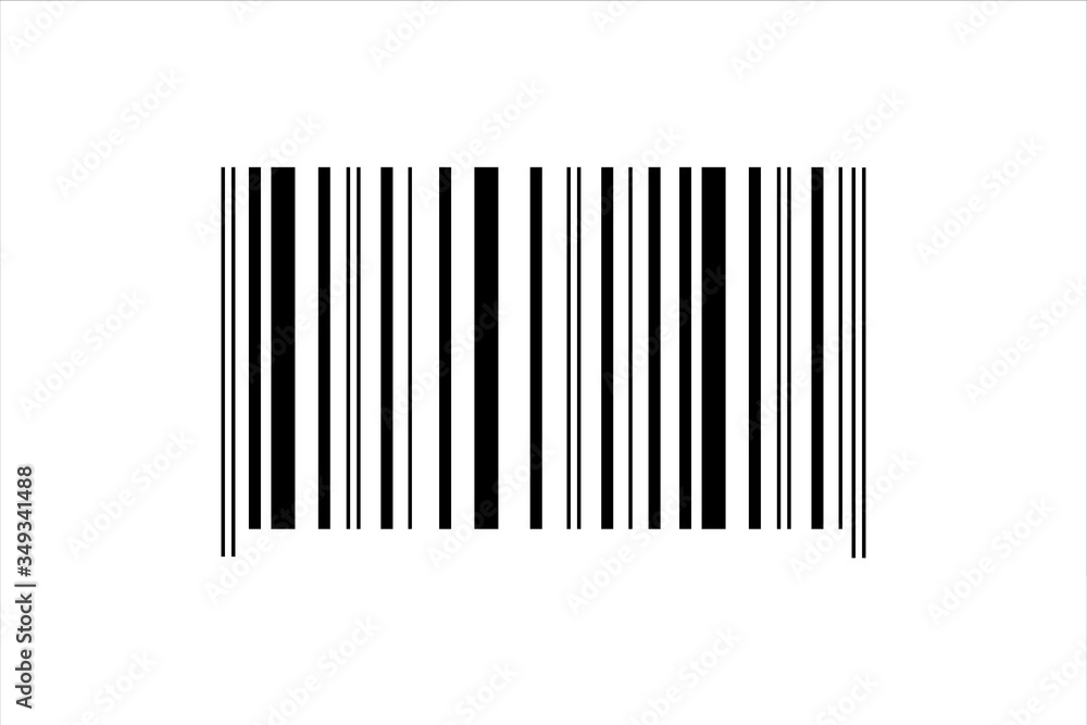 Realistic bar code icon. A modern simple flat barcode. Marketing, the concept of the Internet. Realistic bar code icon. A modern simple flat barcode. Marketing, the concept of the Internet.