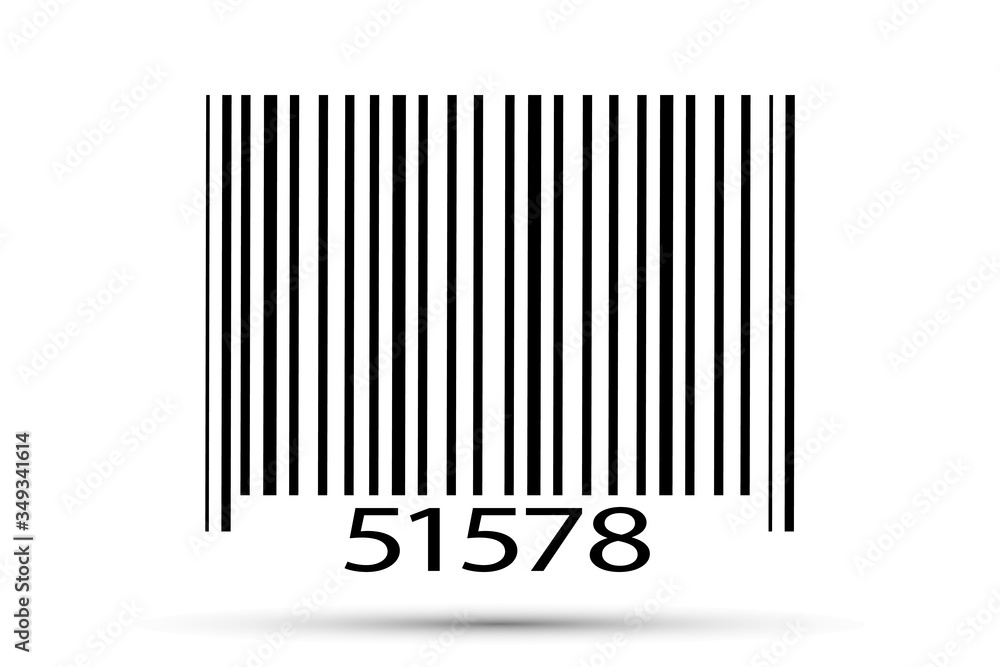 Realistic bar code icon. A modern simple flat barcode. Marketing, the concept of the Internet. Realistic bar code icon. A modern simple flat barcode. Marketing, the concept of the Internet.