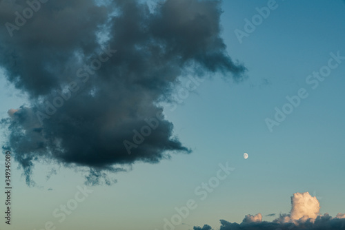 Cloudscape with moon © Alnis
