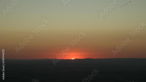 Sunset in the Mountains in Brazil