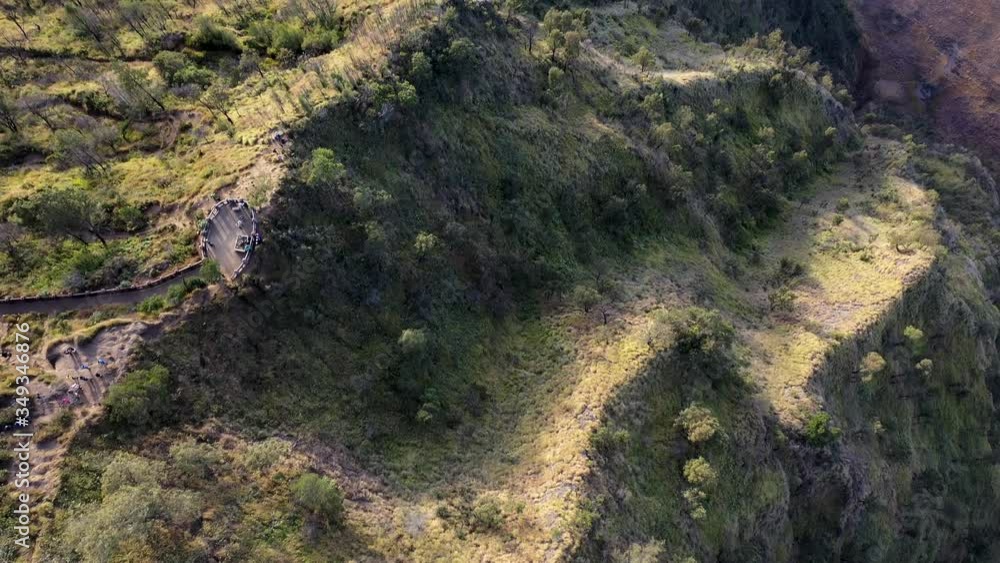 aerial view on mountains and vulcanos at bromo aerial view on mountains and vulcanos at bromo