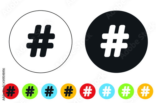 hashtags icon