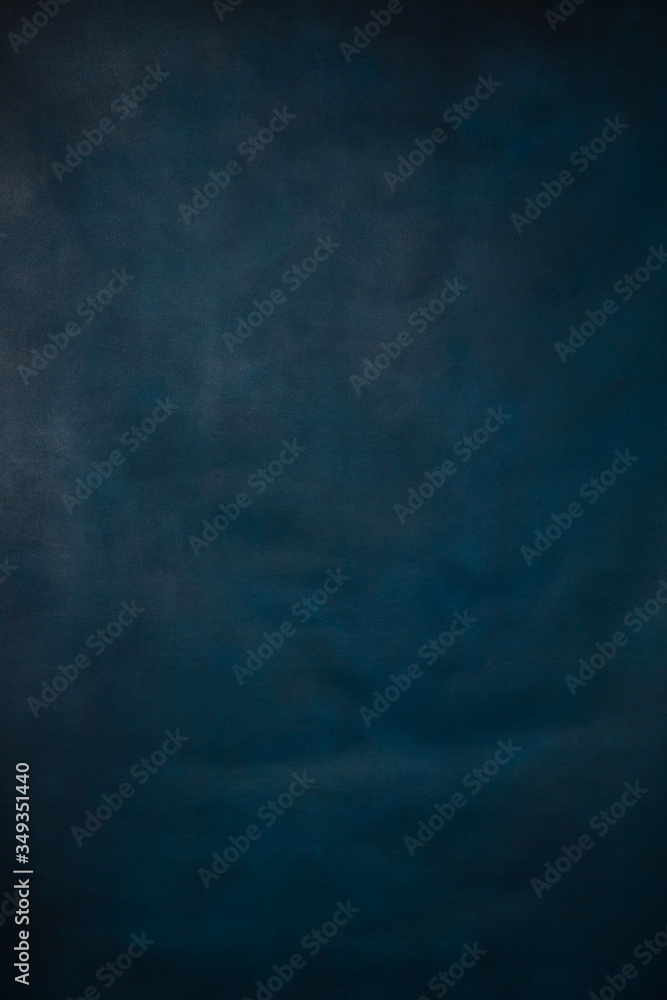Blue textured photophone made of fabric canvas