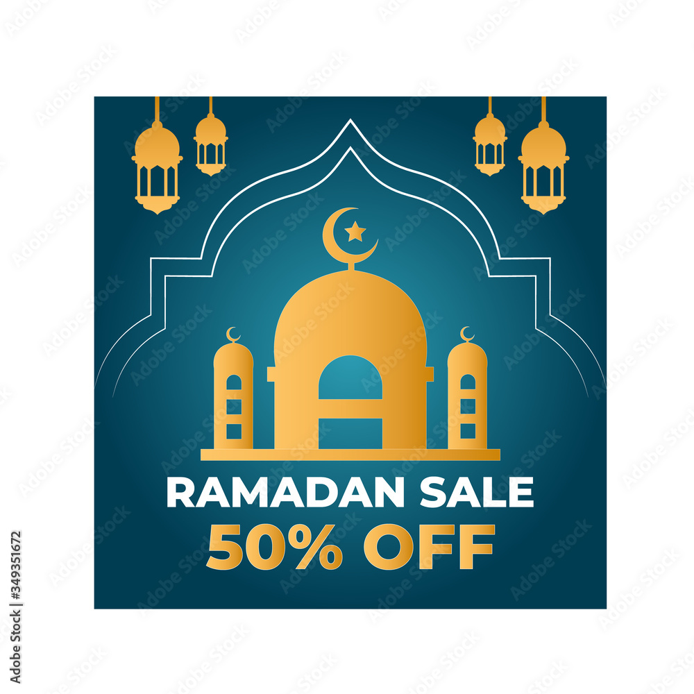 Ramadan Sale Social Media Post Design