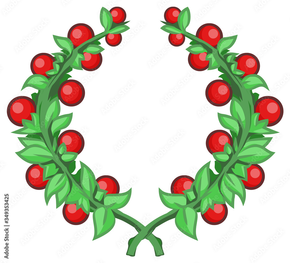 Laurel Wreath Berries Cartoon Laurel Wreath Berries Cartoon