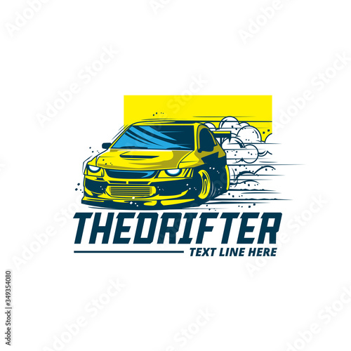 yellow car, the drifter