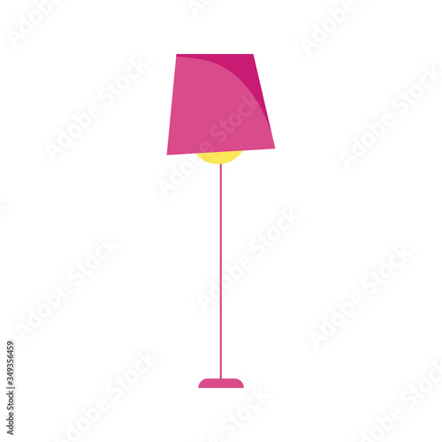 floor lamp decoration interior isolated icon design © Stockgiu