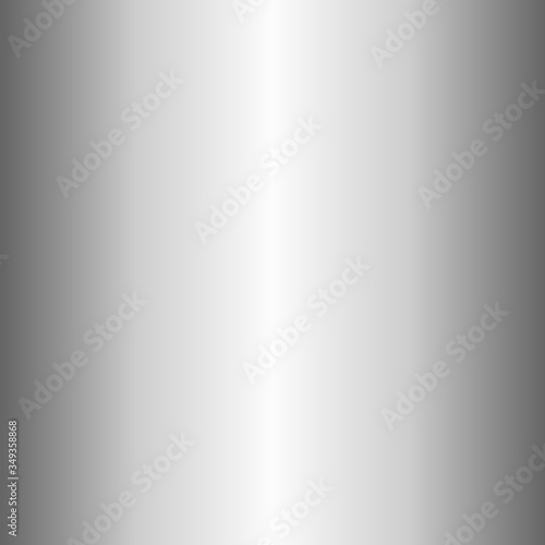 Silver background. Illustration of silvery gradation. Gradient background. 背景：グラデーション 銀色のグラデーション