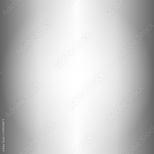 Silver background. Illustration of silvery gradation. Gradient background. 背景：グラデーション 銀色のグラデーション