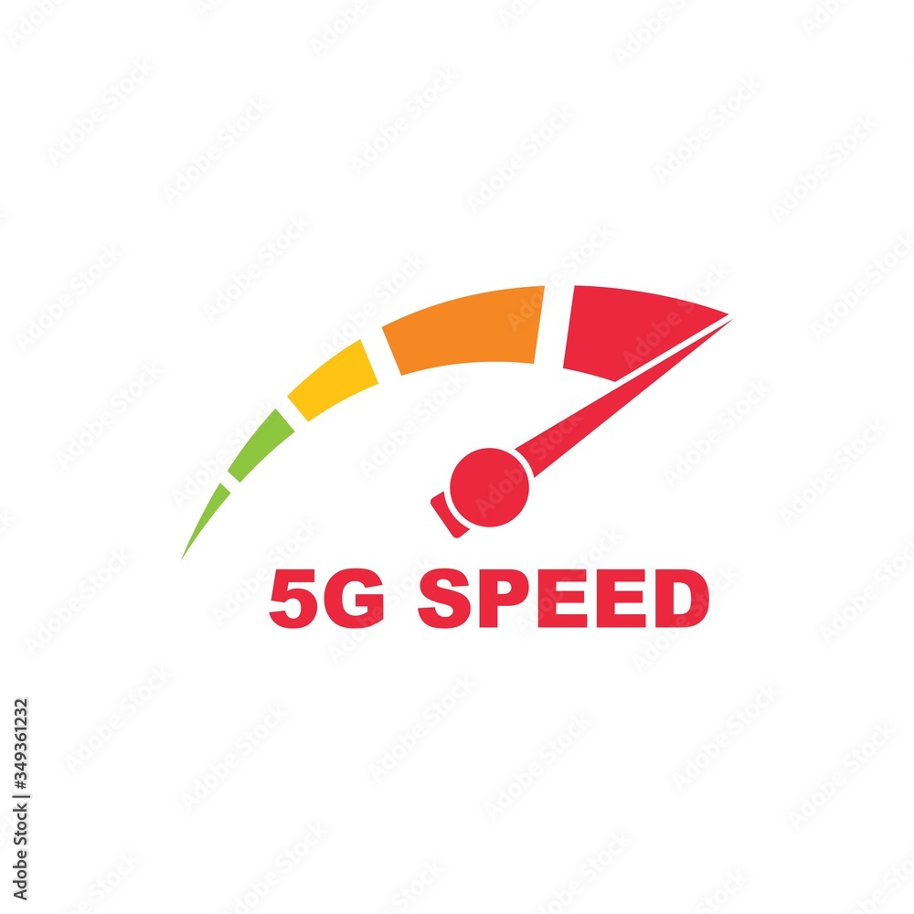 5g signal speed vector icon design 5g signal speed vector icon design