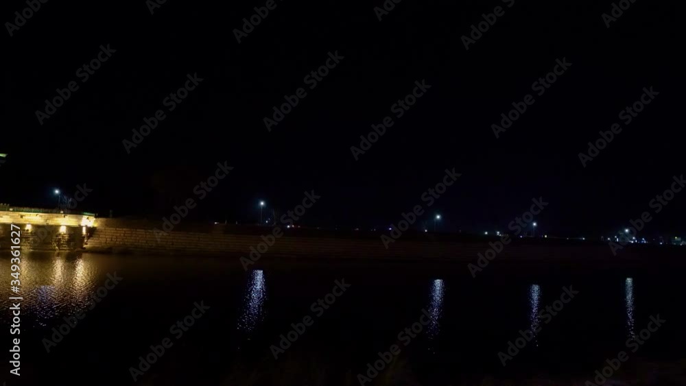 Woljeonggyo Bridge at night in the city of Gyeongju, South Korea. Woljeonggyo Bridge at night in the city of Gyeongju, South Korea.