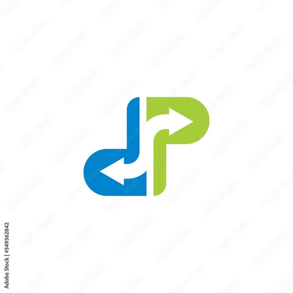 dp letter logo icon illustration vector dp letter logo icon illustration vector