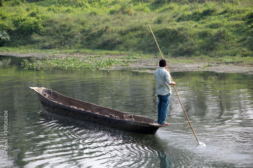 Canoa en Nepal
