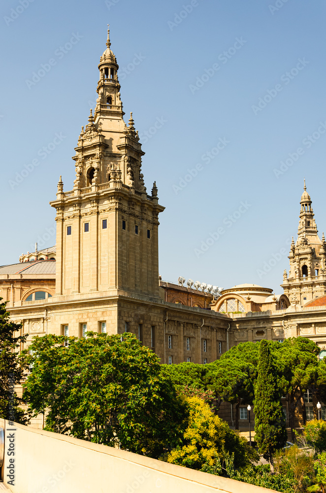 National Museum in Barcelona, on Montjuic hill