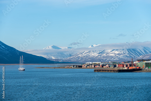 Port of Longyearbyen, Svalbard archipelago