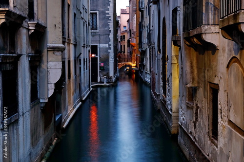 Venice Italy boats water bridges © Zulaykhat