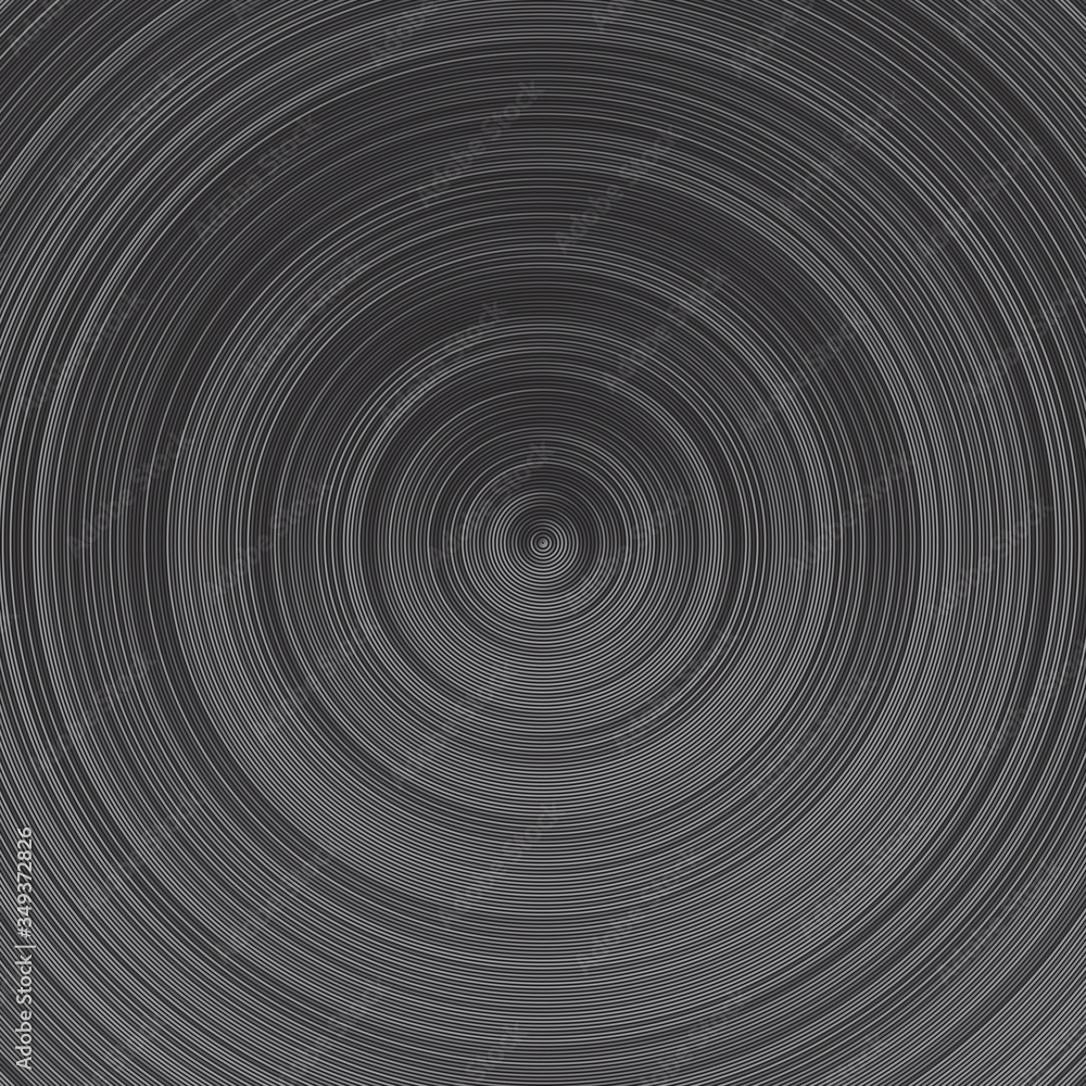 Abstract spiral. Grunge gray-black Background
