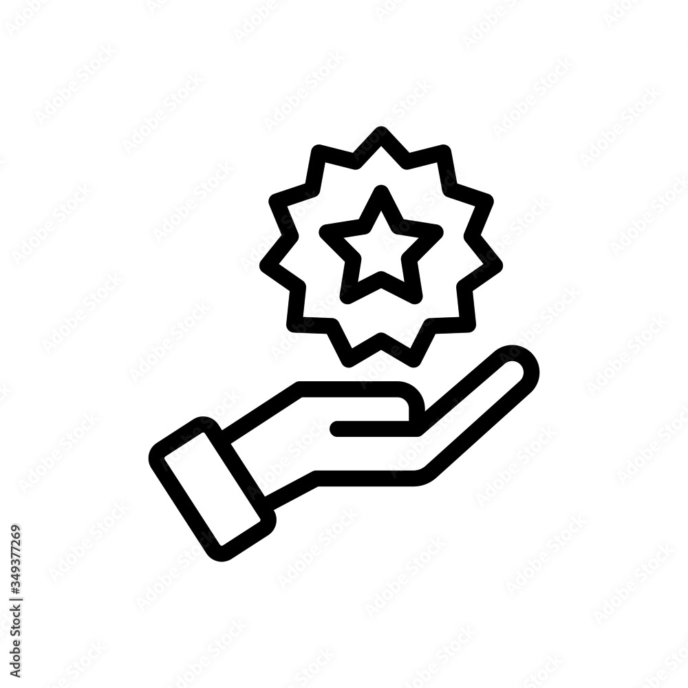 Top services vector icon in lineart style on white background, Vector illustration Top services vector icon in lineart style on white background, Vector illustration