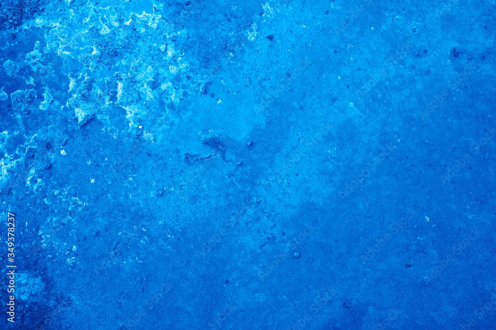 background with rust. surface of rusty metal. rusty iron texture. toned classic blue color trend 2020 year