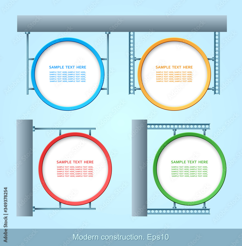 Modern construction, Web element design, vector, design Modern construction, Web element design, vector, design