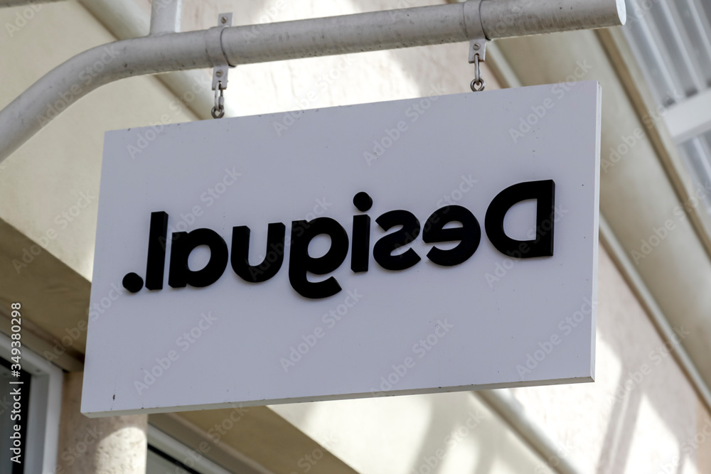 Orlando, Florida, USA February 24, 2020 Desigual store sign in