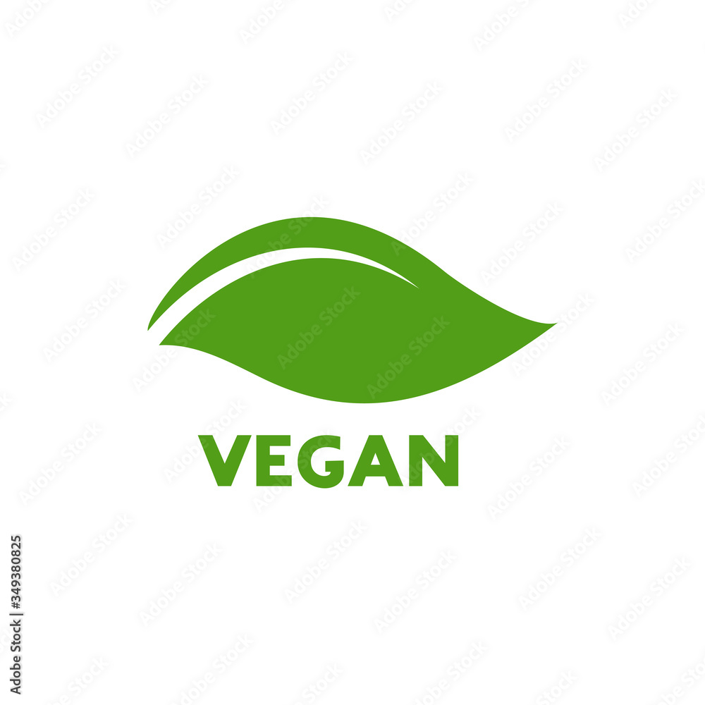 Creative design of vegan symbol Creative design of vegan symbol