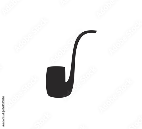 Design of smoking pipe icon