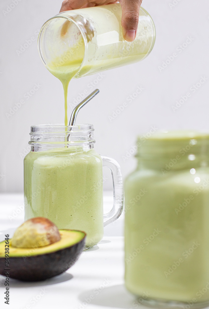 Avocado and Banana Smoothie Avocado and Banana Smoothie