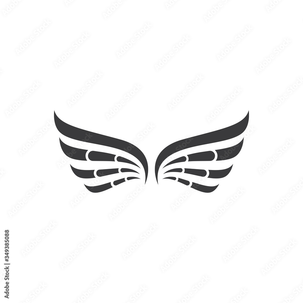 Wing logo and symbol Wing logo and symbol