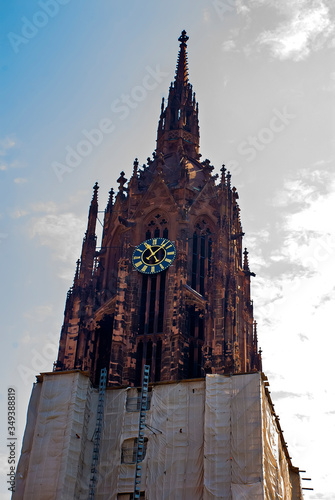 Frankfurt Cathedral photographed in Germany. Picture made in 2009. photo