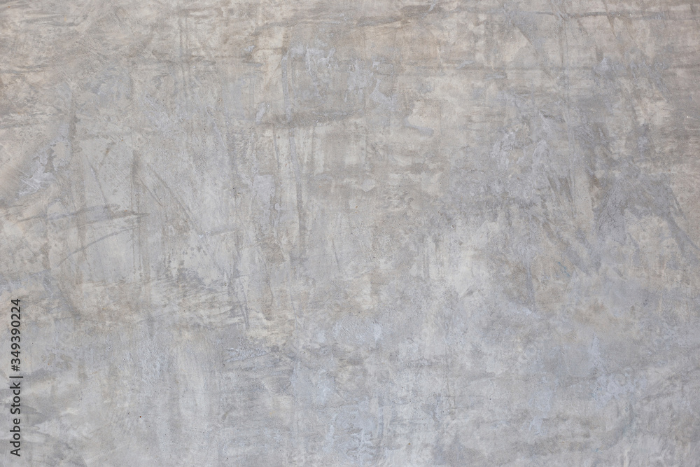 Fototapeta premium The cement wall shows the pattern of the building's wall and is painted with liquid solution.