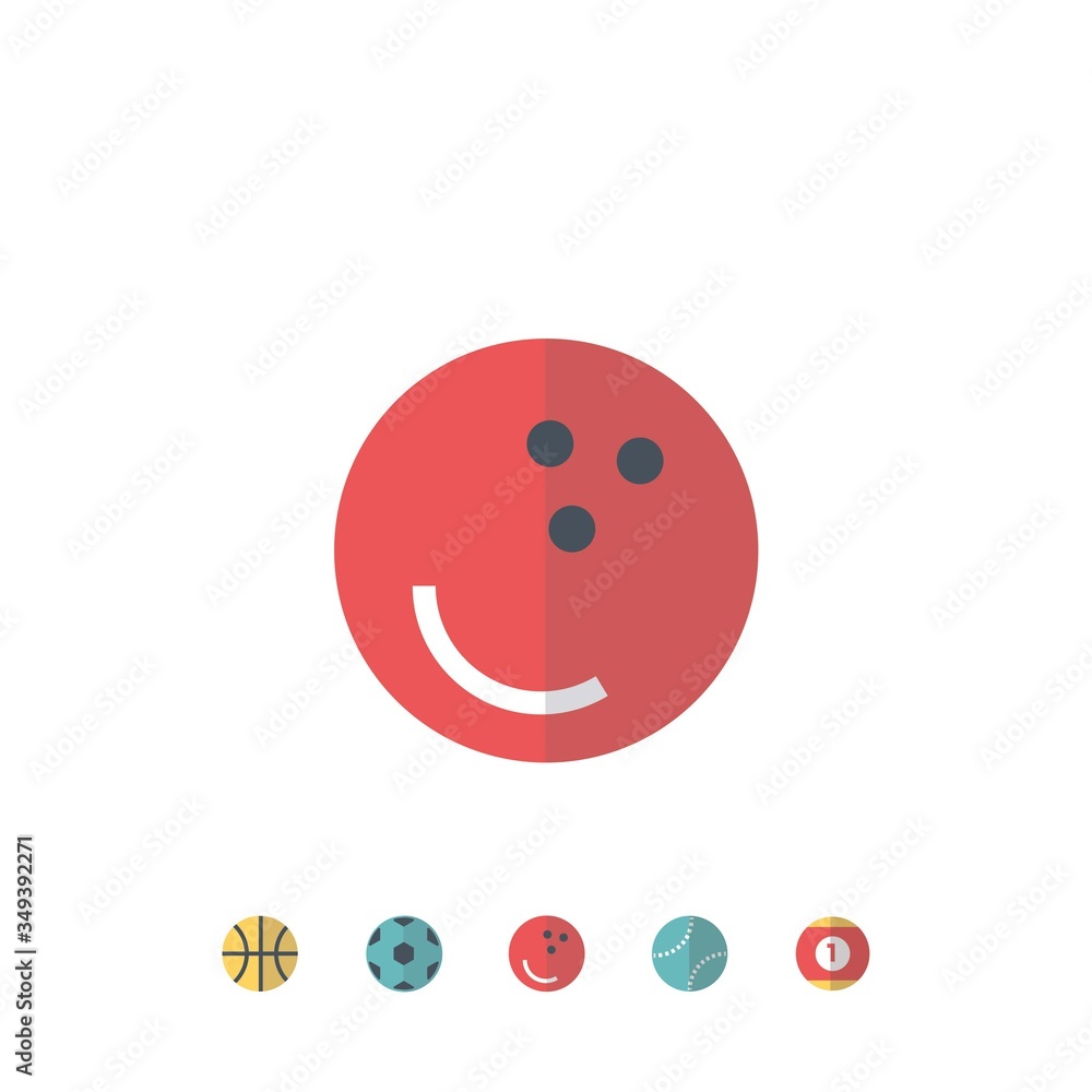 Fototapeta premium bowling icon vector illustration design