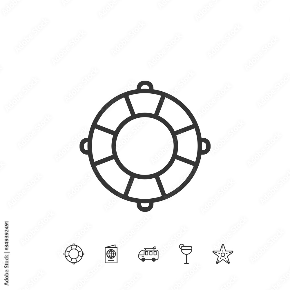 lifebuoy icon vector illustration design lifebuoy icon vector illustration design