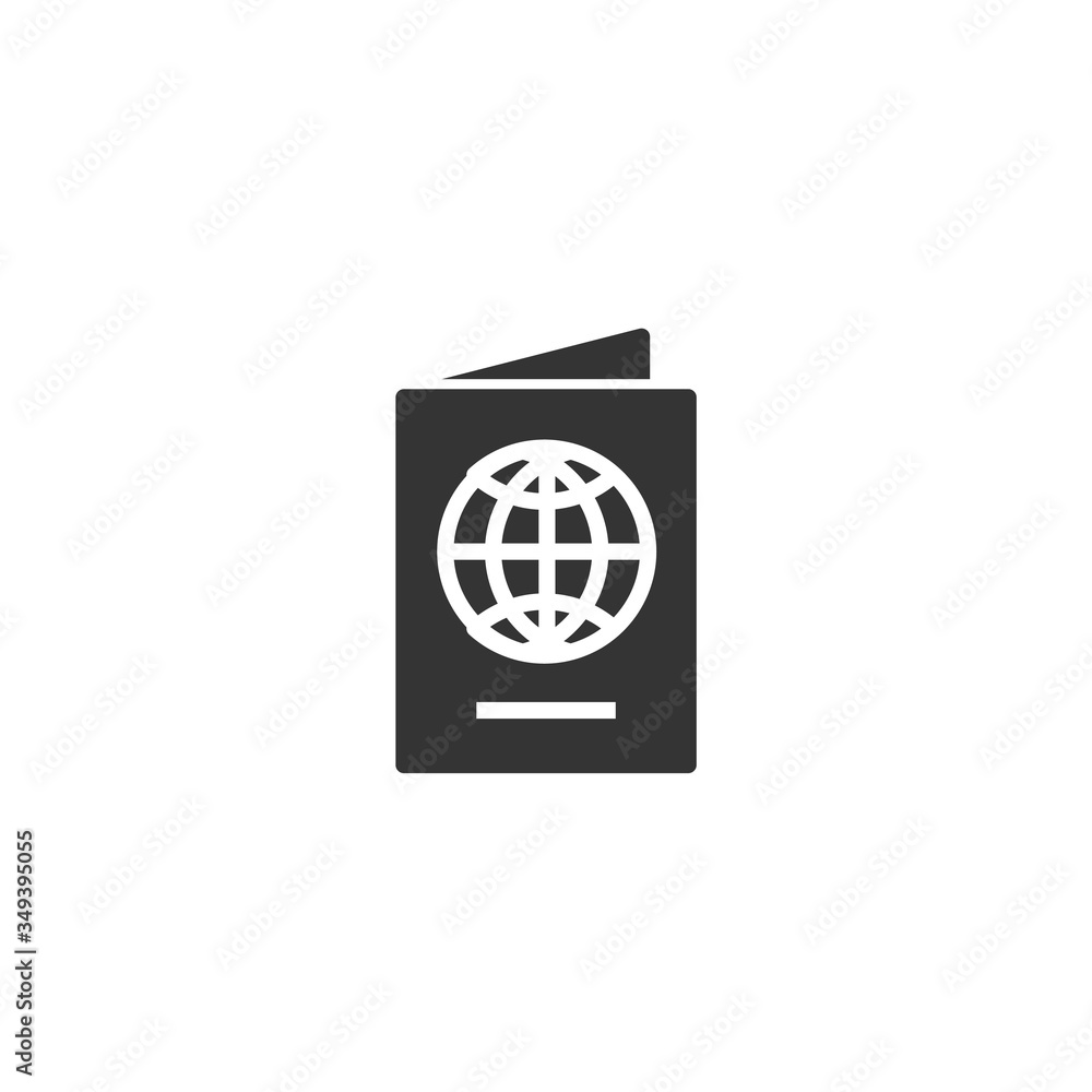 passport icon vector illustration design passport icon vector illustration design