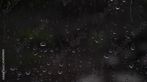 rain drops on the window