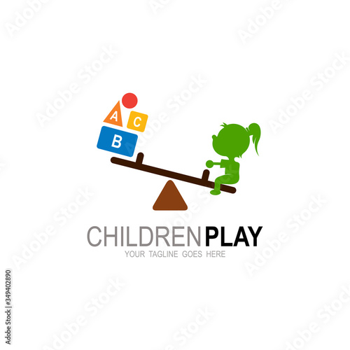 Game logos for girls, Playgroup icons, Seesaw game