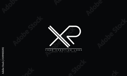 XR RX abstract vector logo monogram template