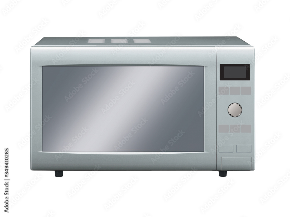 Digital microwave isolated on white background with clipping path. Digital microwave isolated on white background with clipping path.