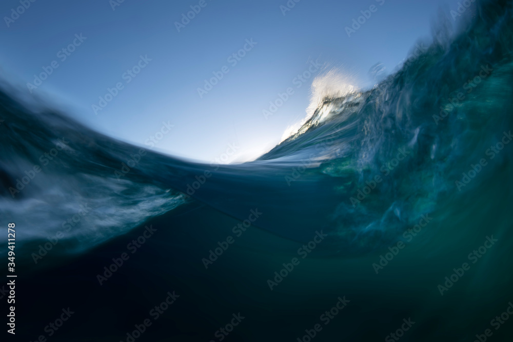 Motion blur photo of a wave, Sydney Australia