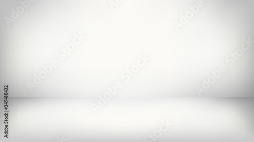 Abstract grey background. Empty room with spotlight effect. Vector EPS10 Graphic.