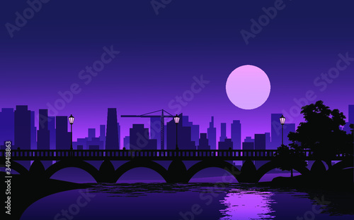 night city skyline