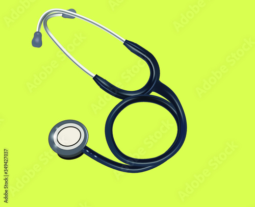 stethoscope isolated on white background