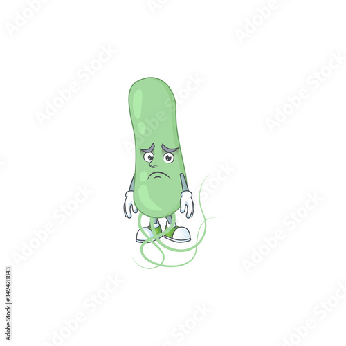 Aquificae Caricature design picture showing worried face