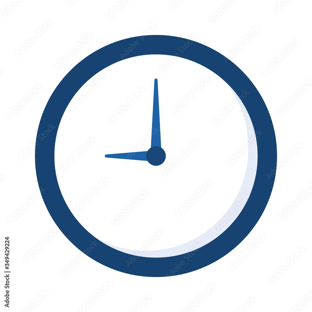 round clock time isolated icon design round clock time isolated icon design